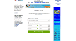 Desktop Screenshot of carrental-in.com