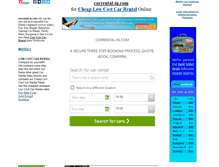 Tablet Screenshot of carrental-in.com